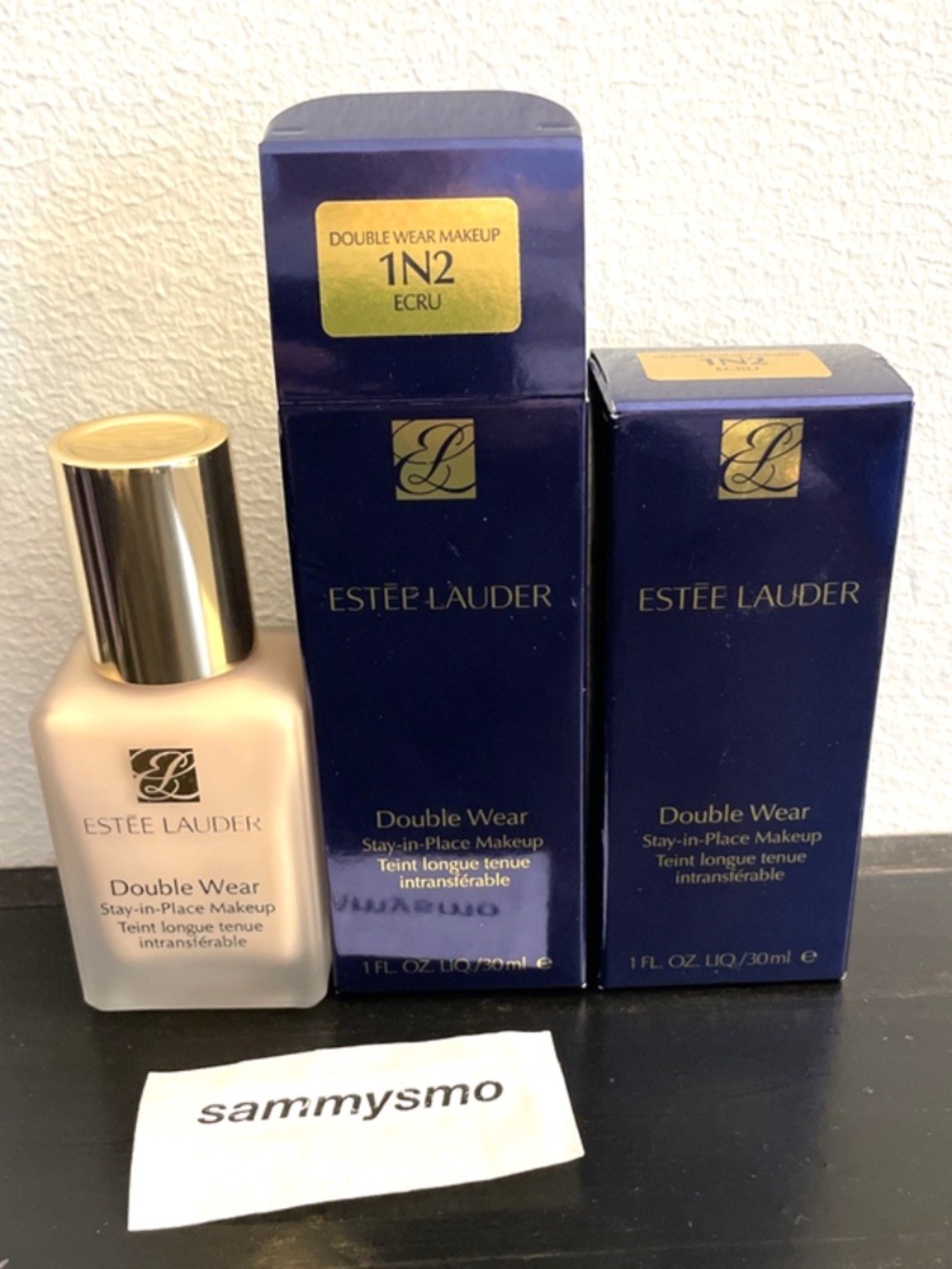 Estee Lauder Double Wear Stay In Place Makeup Shade 1N2 ECRU Original Formula x2